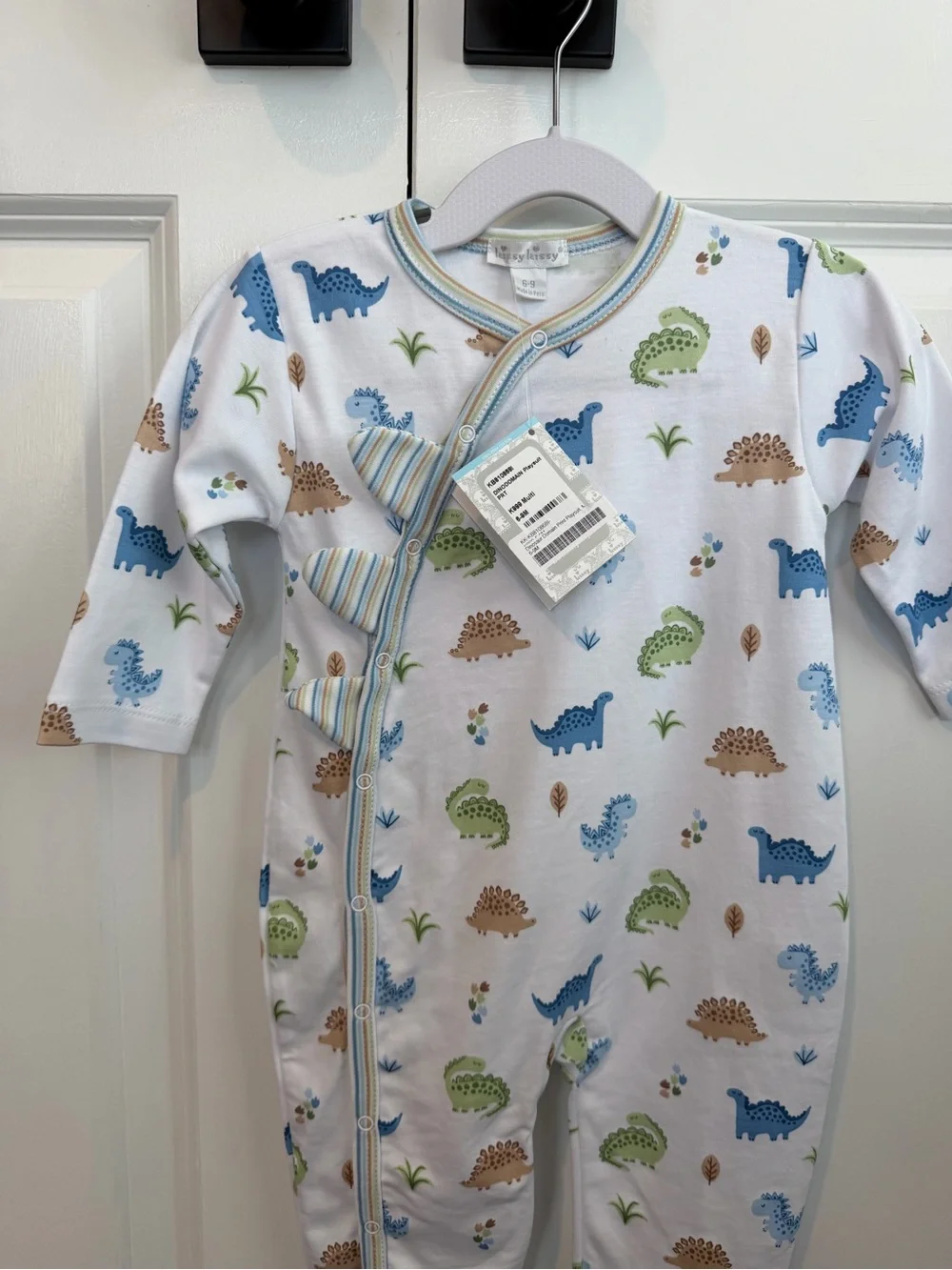 Kissy Kissy Dinosaur Domain Print Playsuit NWT Size 6-9 Months